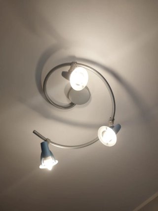 Lámpara de techo moderna con 3 puntos de luz