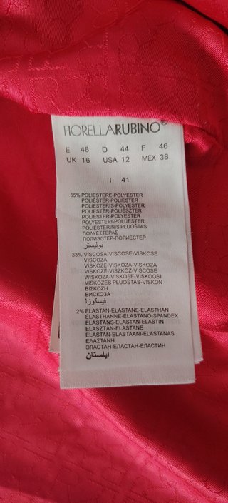 Cappotto Fiorella Rubino Rosso