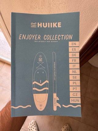 Tabla Paddle Surf HUIIKE con Remo doble Naranja