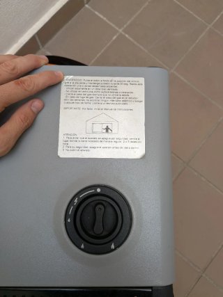 Estufa de gas Llama Azul