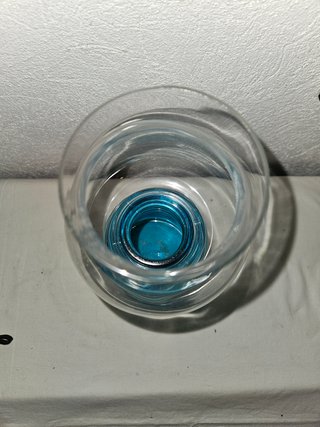 Porta candela in vetro NUOVO