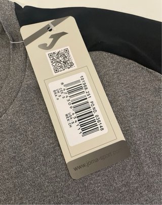 Camiseta Joma Gris Talla S
