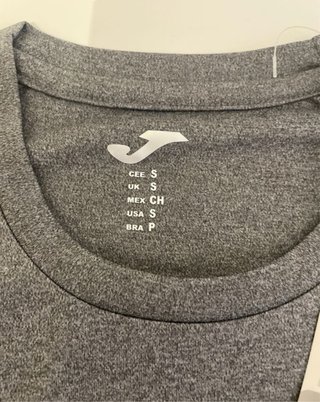 Camiseta Joma Gris Talla S