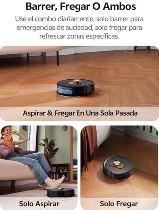 Robot Aspirador y Fregasuelos Cleanova W9 Vexilar.
