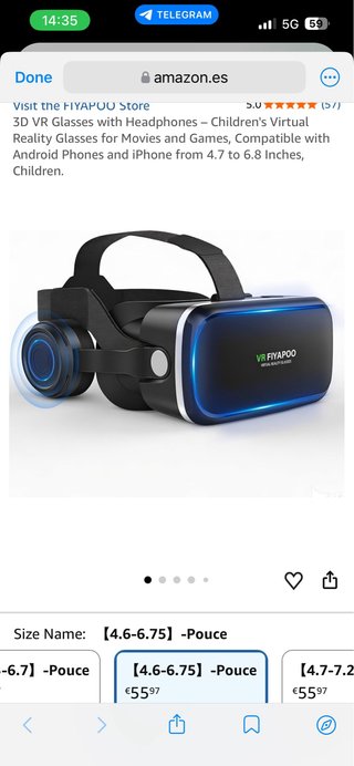 Occhiali VR FIYAPOO con Cuffie