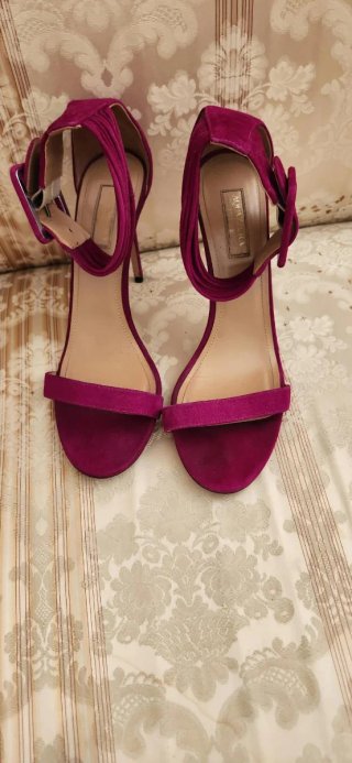 Sandalias Aquazzura Piel Aterciopelada Tacon Alto