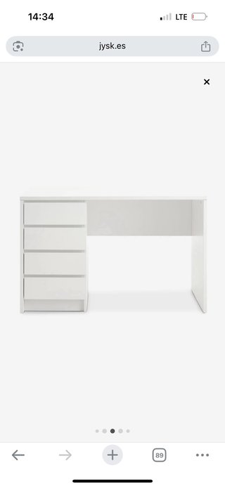 Escritorio blanco
