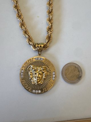 Cadena Versace Oro 18k Medusa