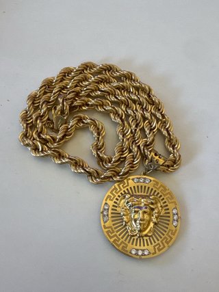 Cadena Versace Oro 18k Medusa