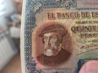 Billete 500 pesetas Banco de España 1935