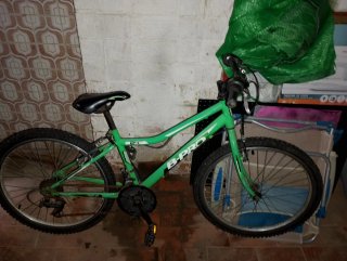 Bicicleta verde B-PRO 24
