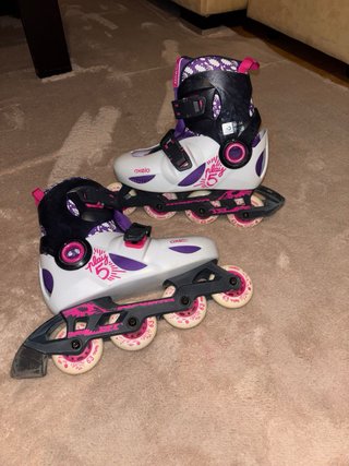 Patines Oxelo Talla 32-34 + Accesorios