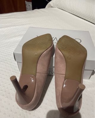 Zapatos de tacón Catwalk rosa palo