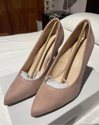Zapatos de tacón Catwalk rosa palo