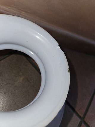 Cappa antica in opalina per lampadario