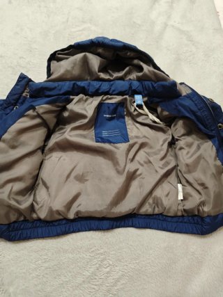 Chaqueta azul niño con capucha