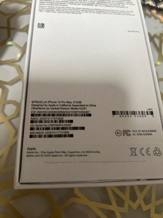 Scatola iPhone 14 Pro Max 512GB