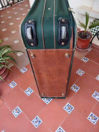Maleta SAMSONITE Verde y Marrón