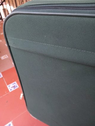 Maleta SAMSONITE Verde y Marrón