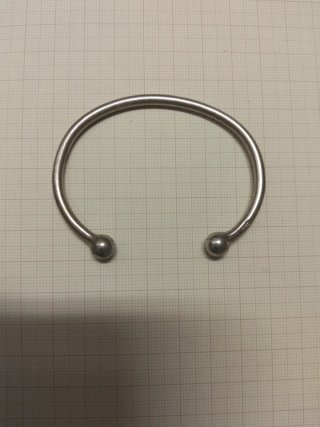 Brazalete de Plata con Bolas