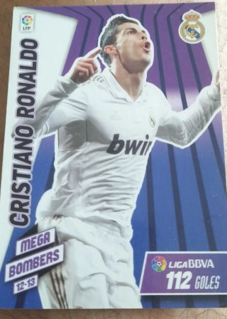 Carta Cromos Futbol Cristiano Ronaldo LFP