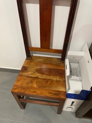 Sillas de madera maciza Pórtico (6 uds)