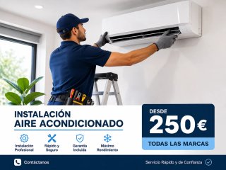 instalación de aire acondicionado