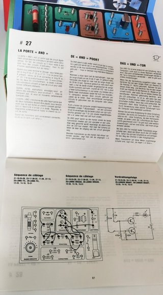 1980 Vintage ScienceFair Electronic Kit juguetes