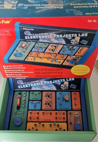 1980 Vintage ScienceFair Electronic Kit juguetes