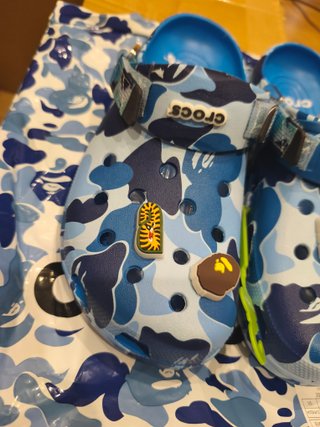Crocs x Bape Azules Talla 43-44