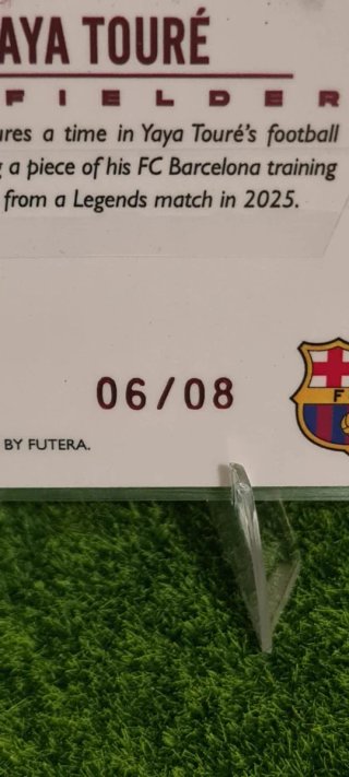Yaya Touré FC Barcelona Futera 24/25 Memorablia /8