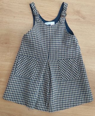 Conjunto Pichi y Camisa Cuadros Niña