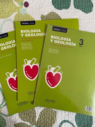 Biología y geología 3 ESO Oxford 3 volúmenes
