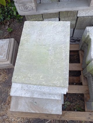 Pasos de granito para jardín