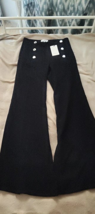 Pantalón marinero Ba&sh negro
