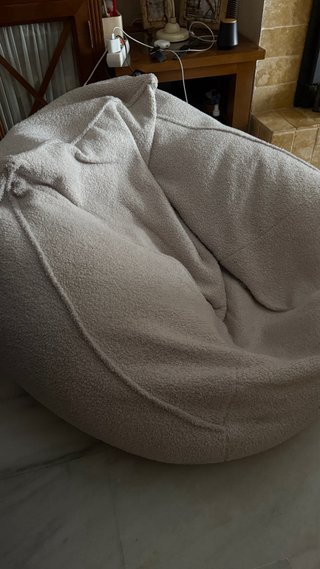 Puf Interiorimo Beige/Gris