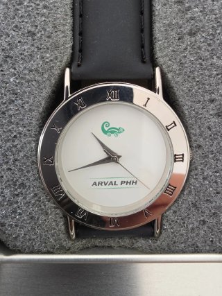 Reloj ARVAL PHH Hombre Negro/Plata