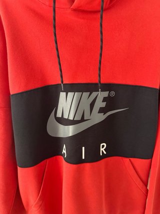 Sudadera Nike Air Roja y Negra