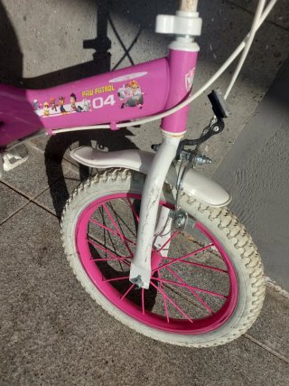 Bicicleta Paw Patrol Patrulla Canina 16" rosa