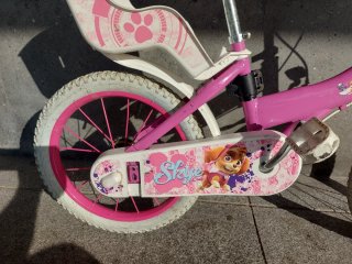 Bicicleta Paw Patrol Patrulla Canina 16" rosa