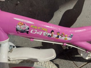 Bicicleta Paw Patrol Patrulla Canina 16" rosa