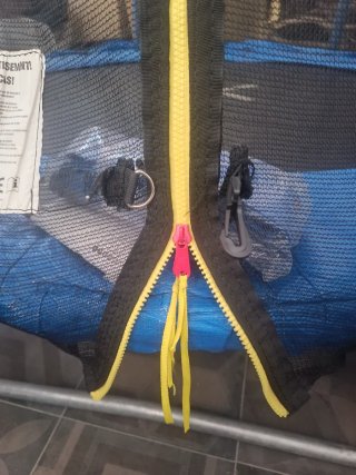 Cama elástica Ultrasport con red de seguridad