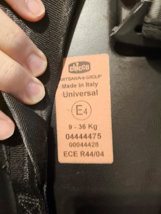 Silla coche Chicco niño