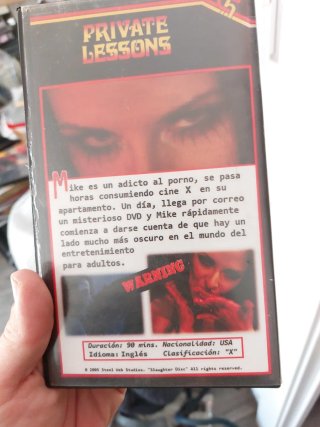 VHS Private Lessons Slaughter Disc