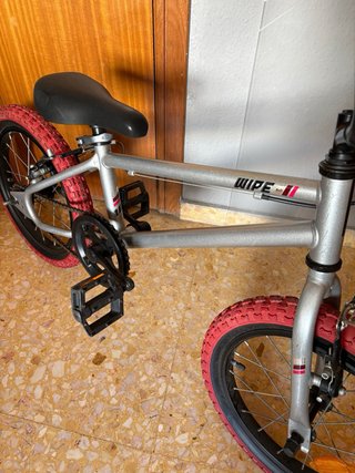 Bicicleta BMX 16 Wipe 500 Gris