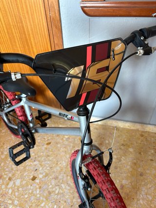 Bicicleta BMX 16 Wipe 500 Gris