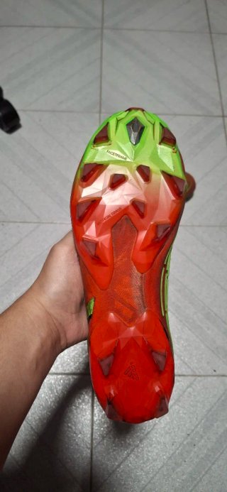 Botas Fútbol Adidas Predator Pro Naranja/Verde