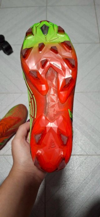 Botas Fútbol Adidas Predator Pro Naranja/Verde