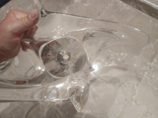 Figura de cristal decorativa