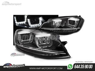 FAROS DELANTEROS LUZ DIURNA U TYPE PARA VOLKSWAGEN GOLF MK7